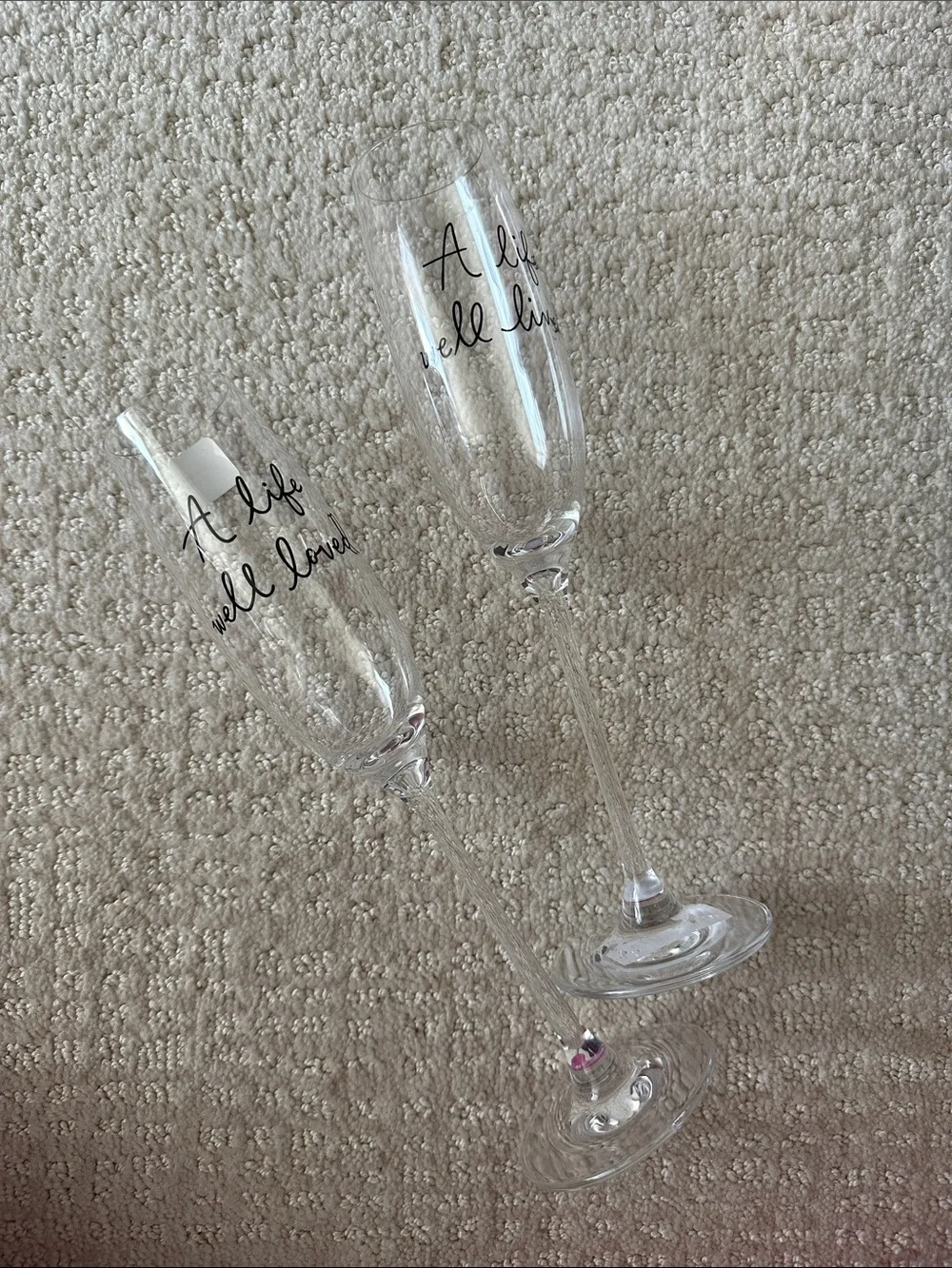 Kate Spade Champagne Flutes - Set of 2 Champagne Flutes